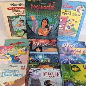 Vintage Disney Childrens Books Bundle Lot of 15 Hardcover and Paperback